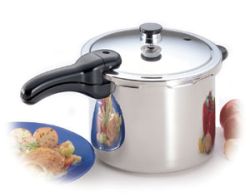 Presto Pressure Cooker 6 Quart Stainless Steel 