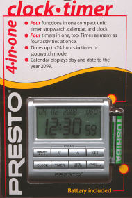 Presto Electronic Clock/Timer 