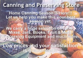 Home Canning Supplies