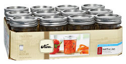 Kerr Mason Canning Jars