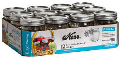 Kerr Decorated Jelly Jars
