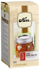 Kerr Regular Mouth Lids and Bands