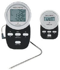 Acu-Rite 00869 Wireless BBQ Thermometer with Remote Pager