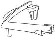 39904 Left Handle/Leg Frame