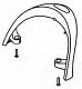 Leg/Handle for Oval Electric Skillets