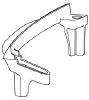 85765 Left Handle/Leg Frame