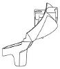 85766 Right Handle/Leg Frame