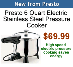 Presto Pressure Cooker 6 Quart Electric Stainless Steel