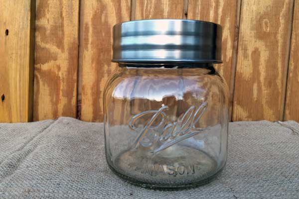 Half Gallon Decorative Glass Jar - Mason Jar