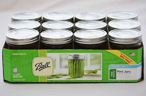 Ball 16 oz Wide Mouth Mason Jars