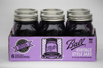 Pint Purple Ball Jars