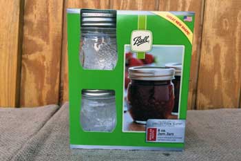 Round Fruit Embossed Jam Jars