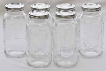 Half Gallon Mason Jars