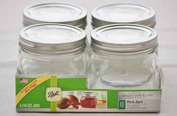 Elite Wide Mouth Pint Jars