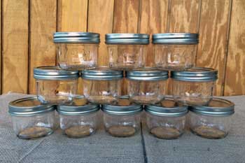 Wide Mouth Half Pint Canning Jars