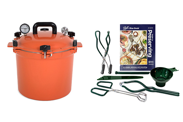 All American Orange 21 Quart Pressure Canning Kit