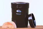 Fifteen Liter Fermentation Crock with Lid and Crescent Weights