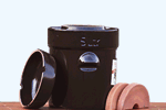 Five Liter Fermentation Crock with Lid and Crescent Weights