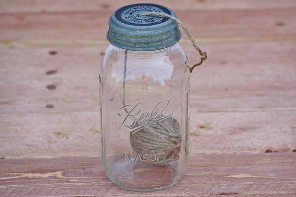 Mason Jar String Dispenser