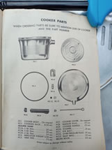 National Presto 4 Quart Pressure Cooker Parts List