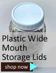 Wide Mouth Plastic Storage Caps