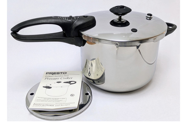 Presto Pressure Cooker Stainless Steel 6 Quart