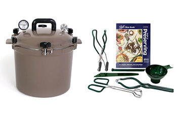 All American Brown 21 Quart Pressure Canning Kit