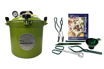 All American Green 21 Quart Pressure Canning Kit