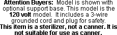 This item is a sterilizer, not a canner. It is not suitable for use as a canner