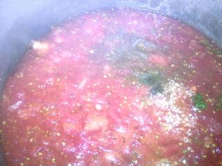 Salsa Simmering